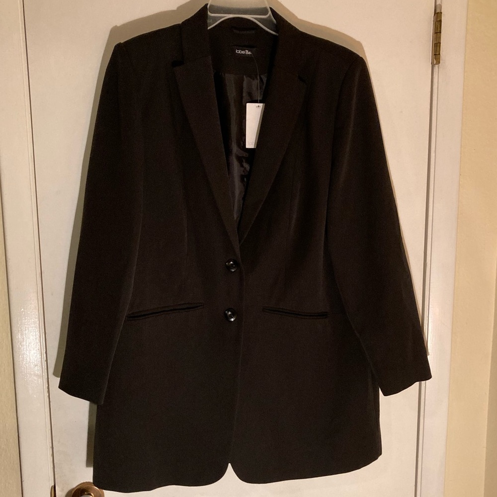 Simply Be - Lined Black Blazer